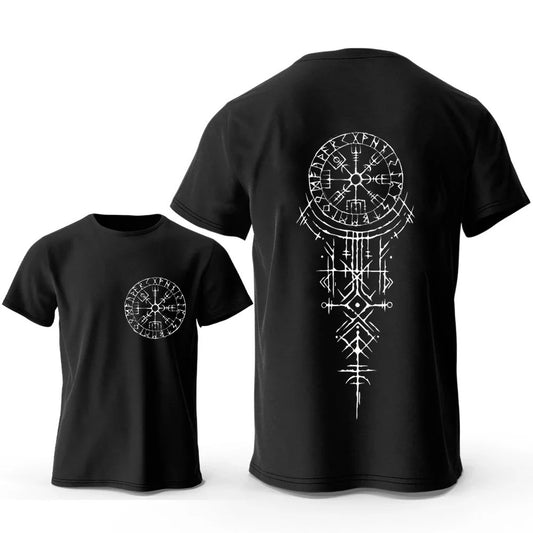 Călăuza Nordului – Tricou Rune Viking