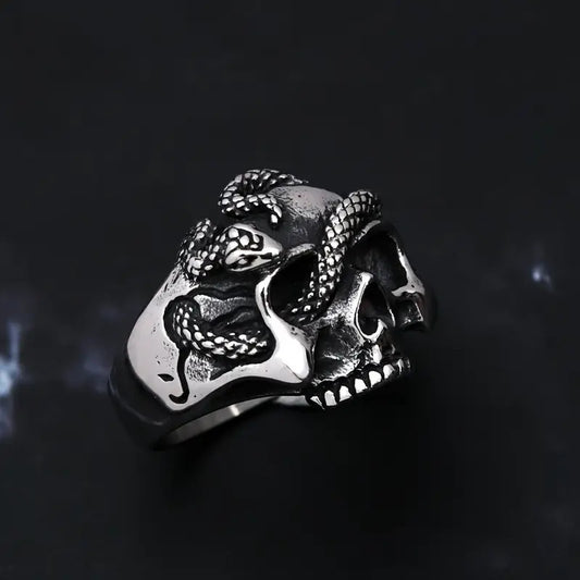 Inel Serpentskull – Oţel Inoxidabil