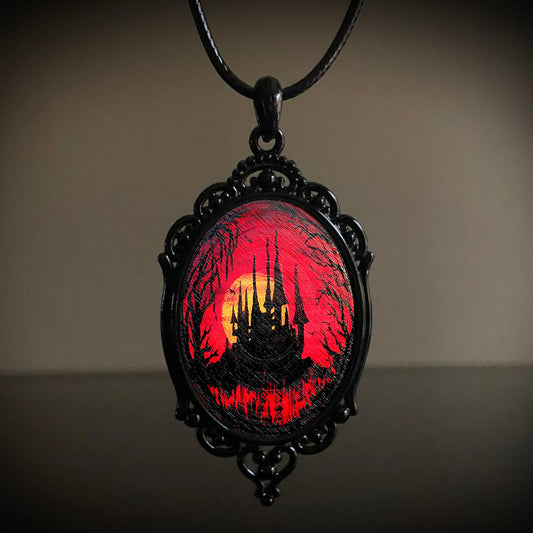 Colier Gothic Crow