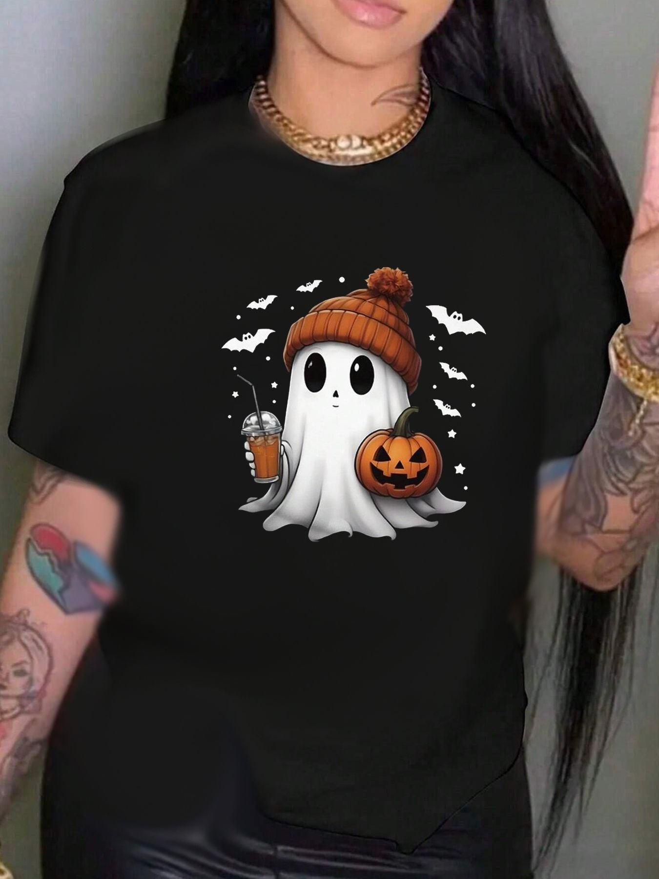 Pumpkin Whisper – Tricou cu Dovleac Halloween
