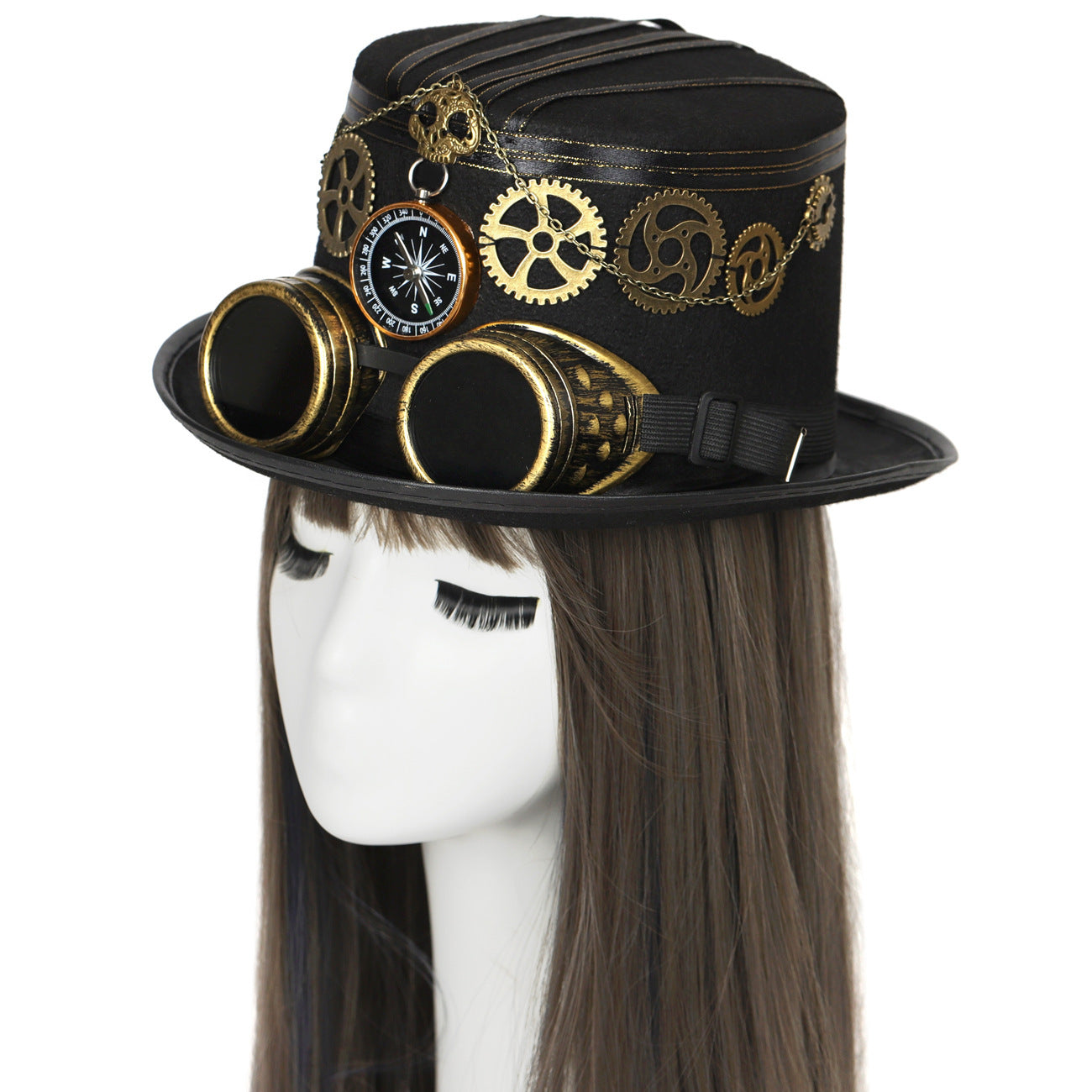Voyage of Shadows –  Pălărie Steampunk cu Ochelari