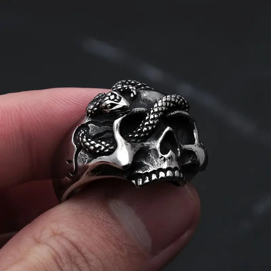 Inel Serpentskull – Oţel Inoxidabil