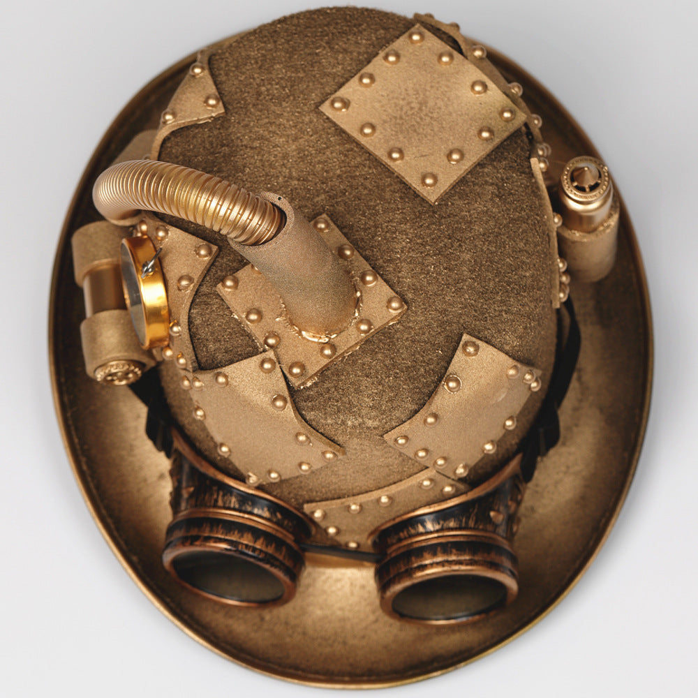 Cadranul Etern – Pălărie Steampunk cu Ochelari