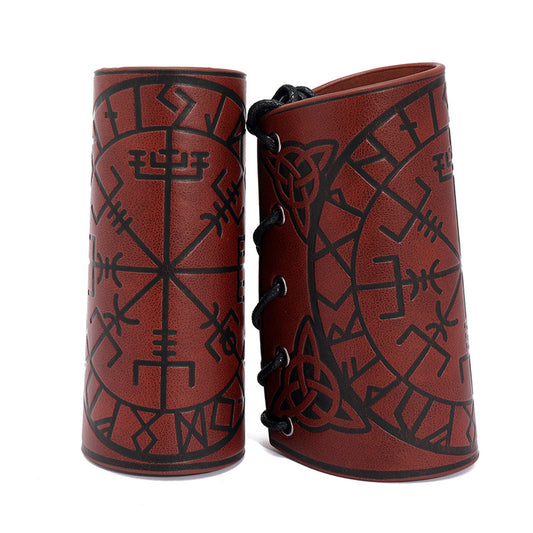 Esența Nordului – Protecție de Braț cu Simboluri Viking
