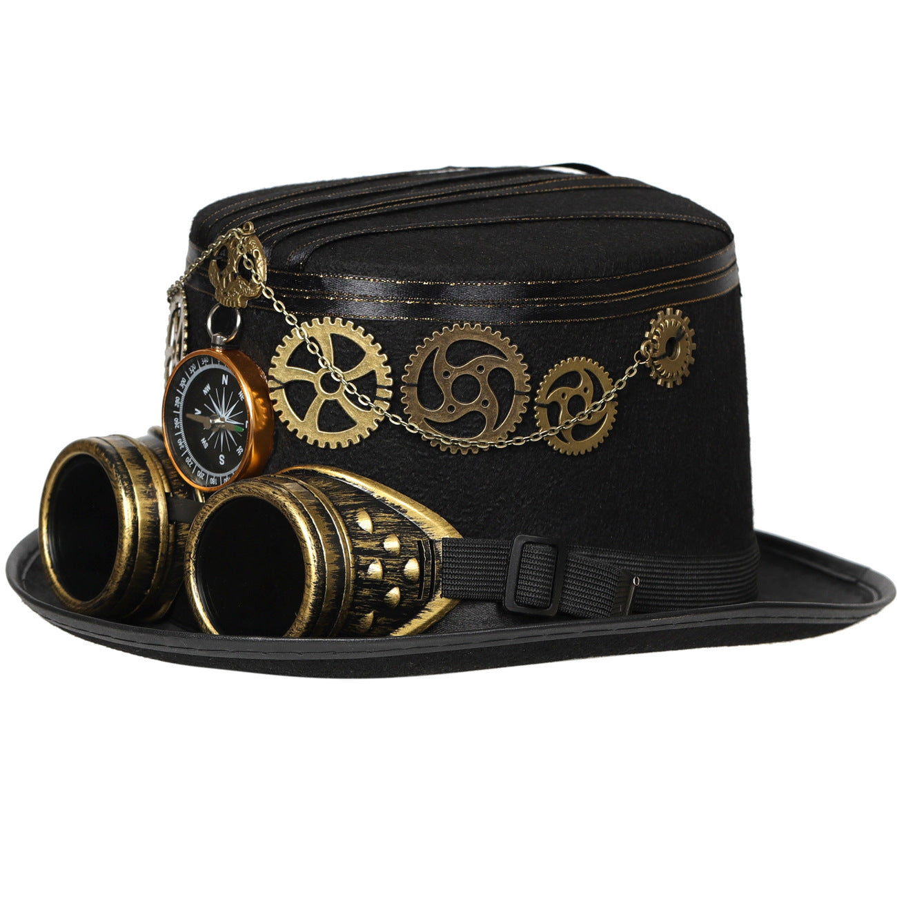 Voyage of Shadows –  Pălărie Steampunk cu Ochelari