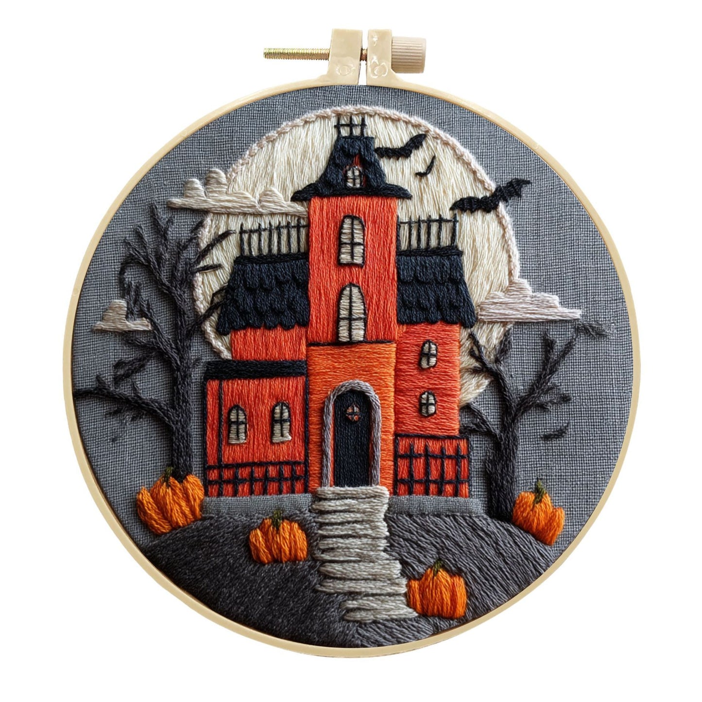 Kit de Broderie Halloween – Artă pe Țesătură