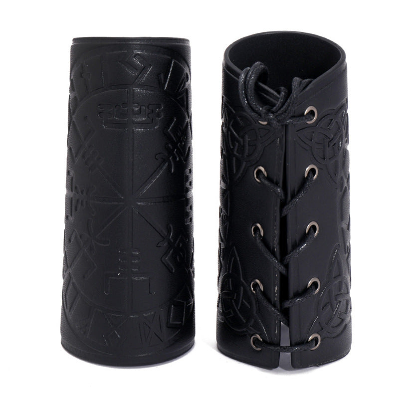 Esența Nordului – Protecție de Braț cu Simboluri Viking
