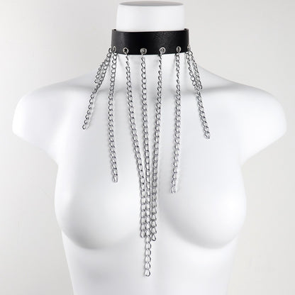 Guler Rock pentru Femei – Accesoriu Punk Nituri