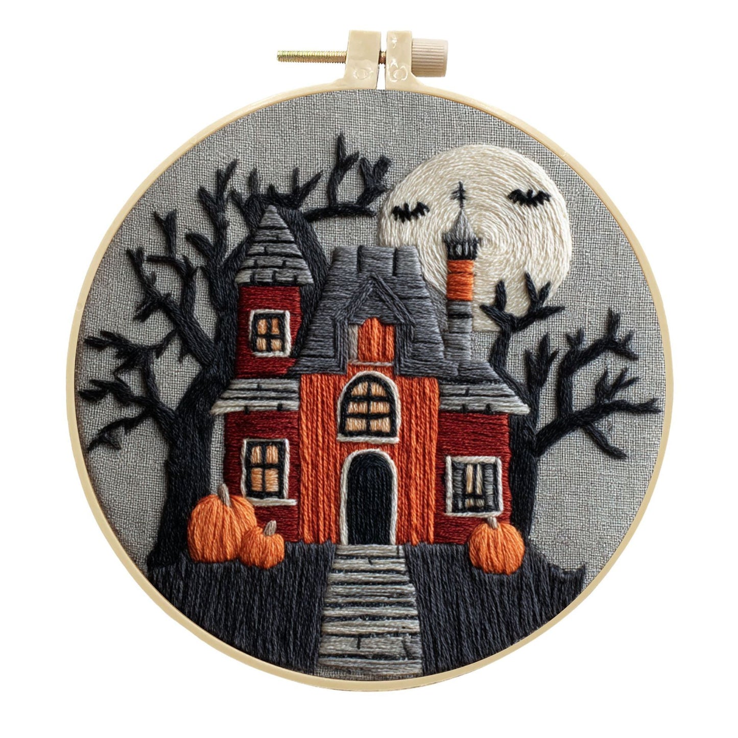 Kit de Broderie Halloween – Artă pe Țesătură