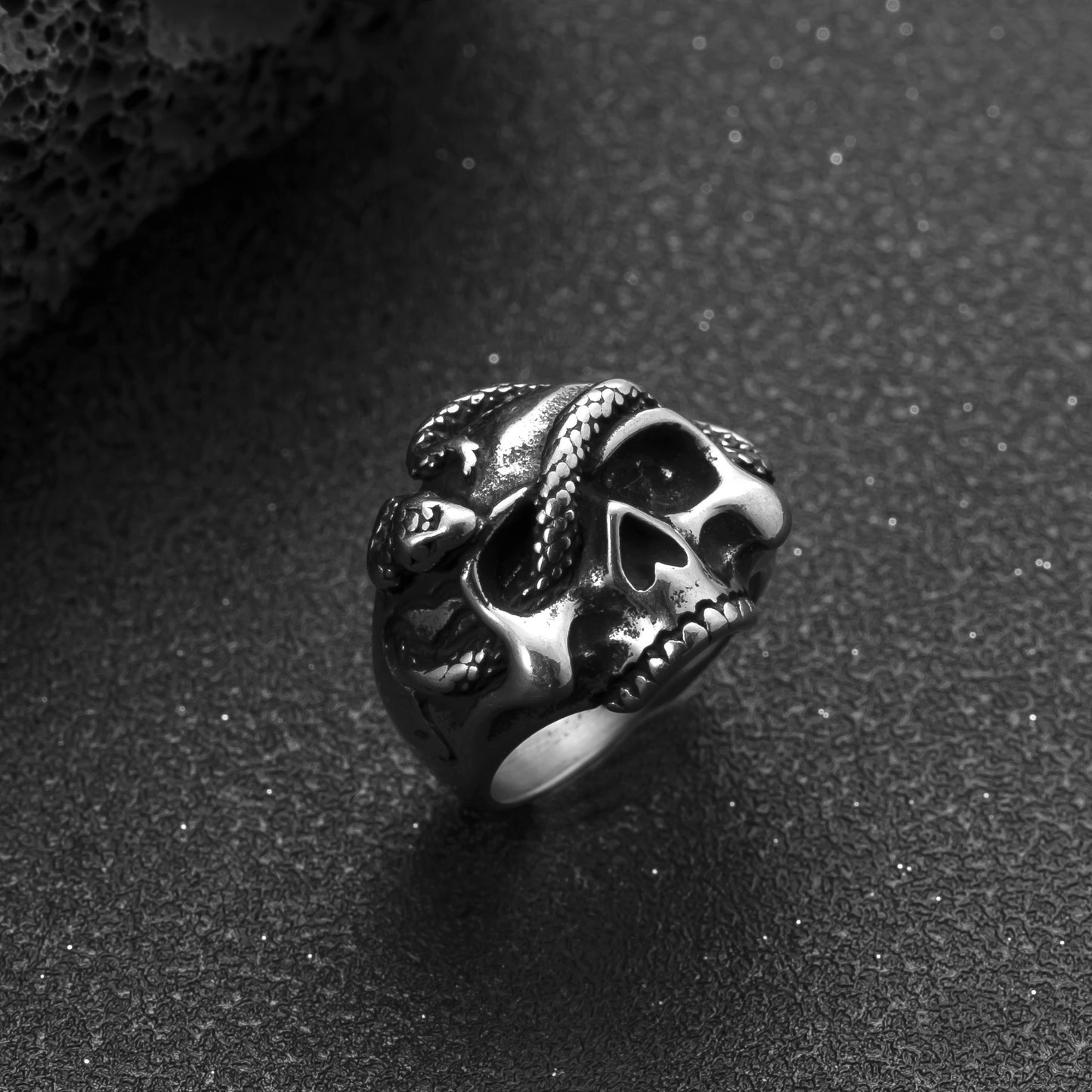 Inel Serpentskull – Oţel Inoxidabil