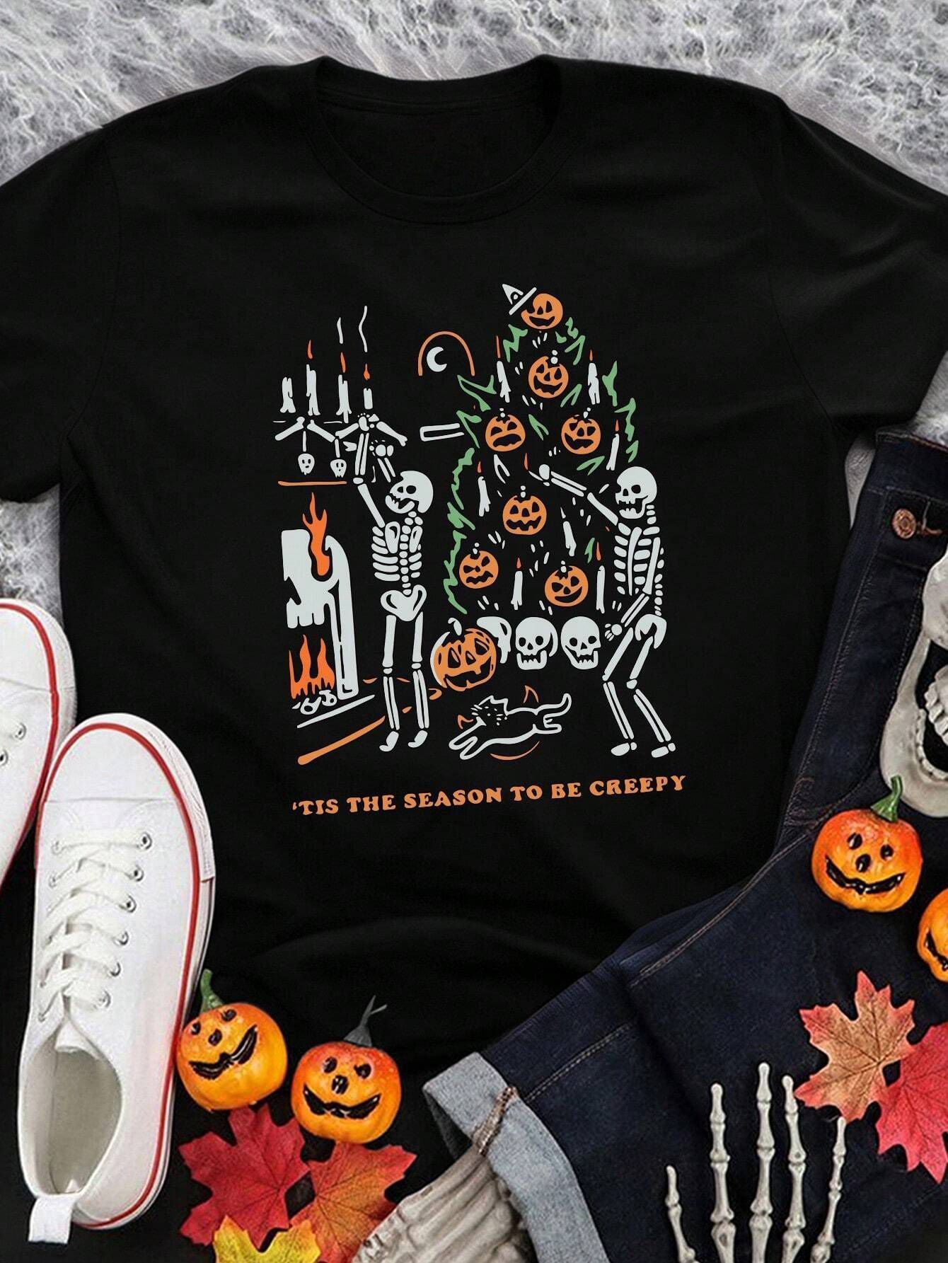 Pumpkin Whisper – Tricou cu Dovleac Halloween