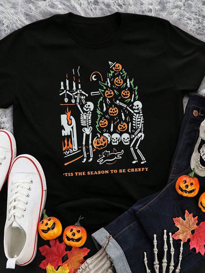 Pumpkin Whisper – Tricou cu Dovleac Halloween
