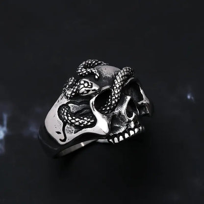 Inel Serpentskull – Oţel Inoxidabil