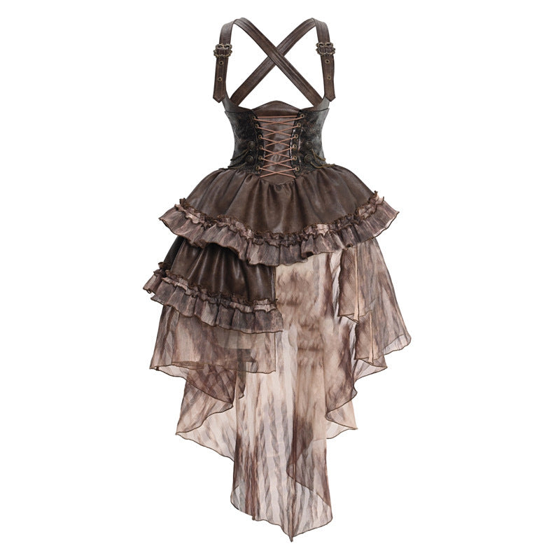Val de Aburi – Rochie Steampunk Asimetrică