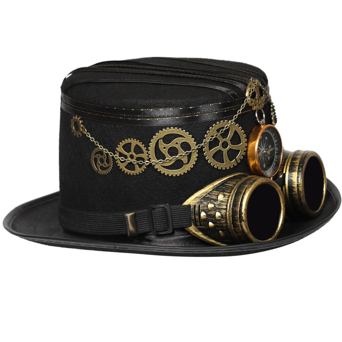 Voyage of Shadows –  Pălărie Steampunk cu Ochelari