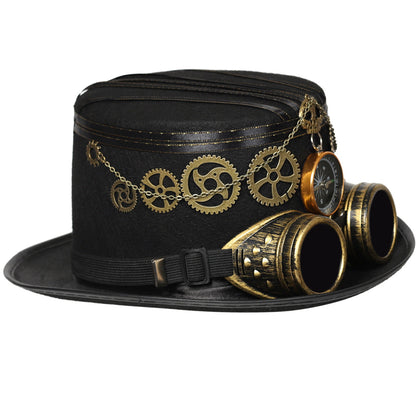 Voyage of Shadows –  Pălărie Steampunk cu Ochelari
