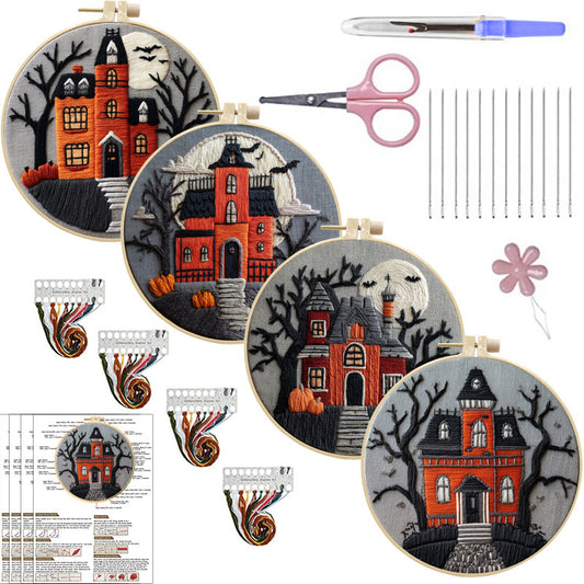 Kit de Broderie Halloween – Artă pe Țesătură