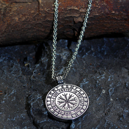 Viking Pirate Ship Stainless Steel Punk Hip Hop Necklace