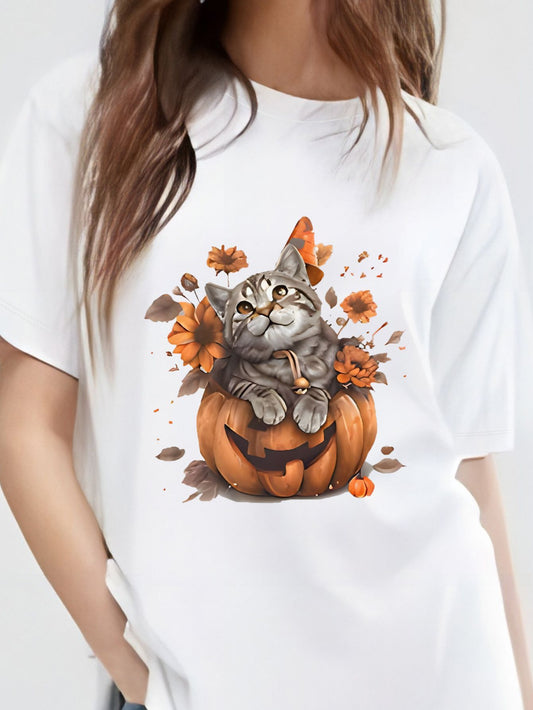 Pumpkin Whisper – Tricou cu Dovleac Halloween