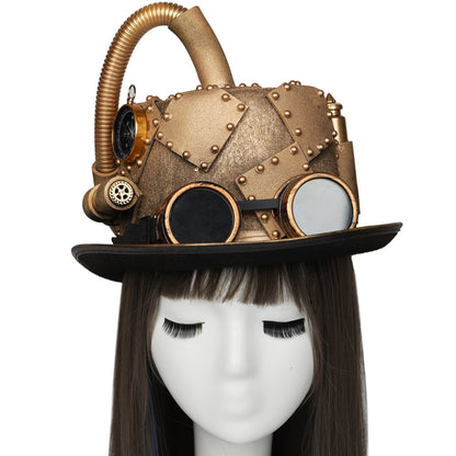 Cadranul Etern – Pălărie Steampunk cu Ochelari
