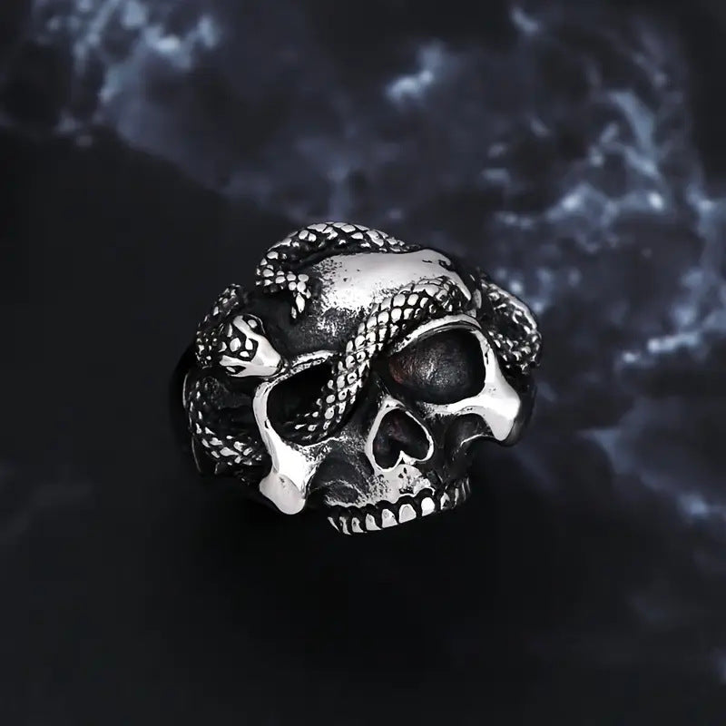 Inel Serpentskull – Oţel Inoxidabil