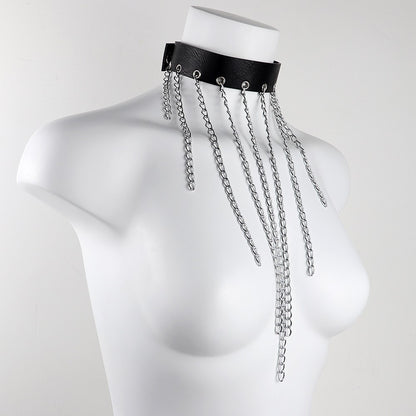 Guler Rock pentru Femei – Accesoriu Punk Nituri