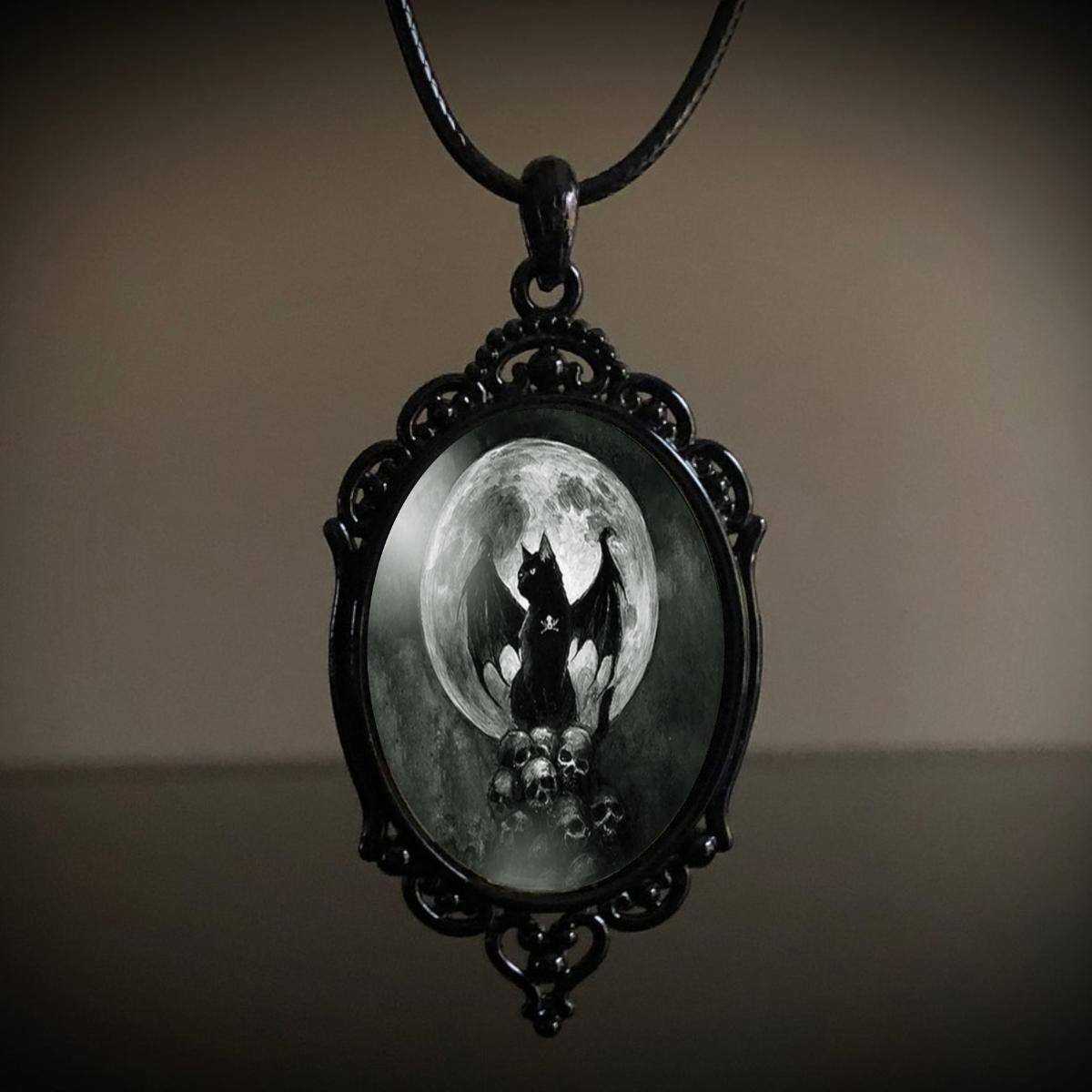 Colier Gothic Crow