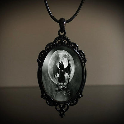Colier Gothic Crow