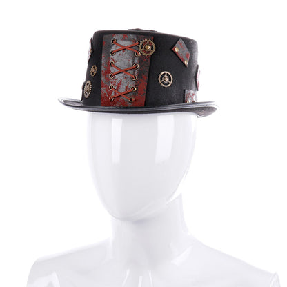 Cilindrul Metalic – Pălărie Steampunk