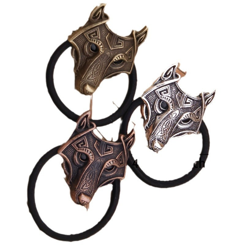 Chemarea Lupului – Bandă de Păr Vikingă din Aliaj