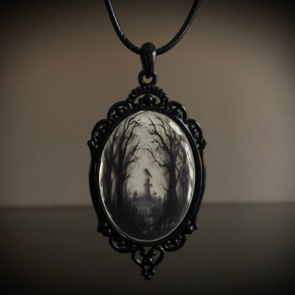 Colier Gothic Crow