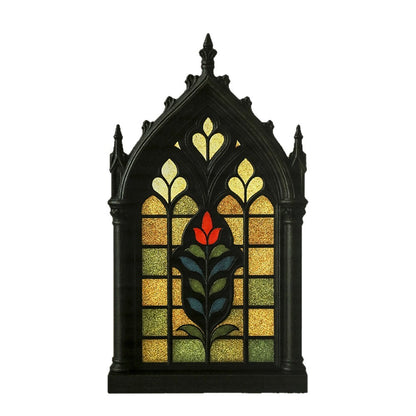 Arcul Nopții – Panou Decorativ Gothic din Lemn