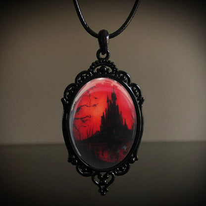 Colier Gothic Crow
