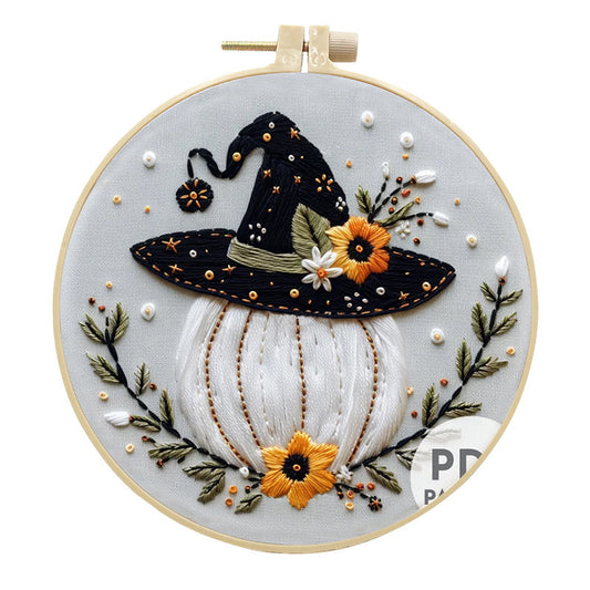 Kit Broderie Skull & Bat – Motive de Halloween