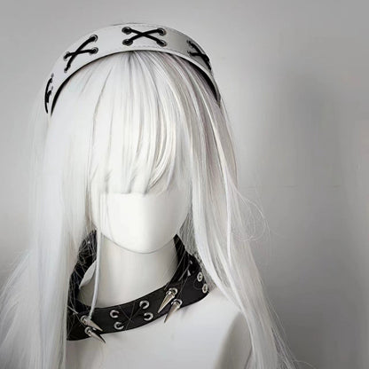 Sharp Claw Kitty Leather Punk Cat Ear Rivet Headband