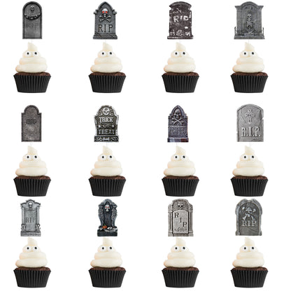 Mini Tombstone – Decor Halloween pentru Prăjituri