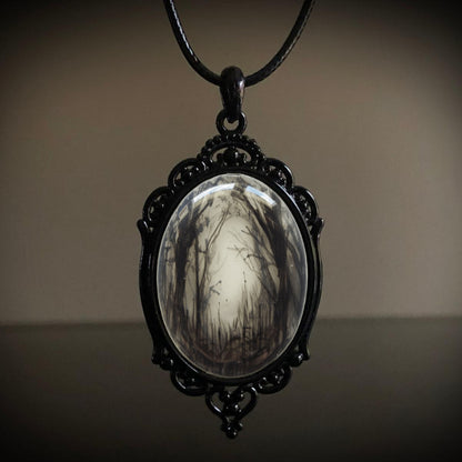 Colier Gothic Crow