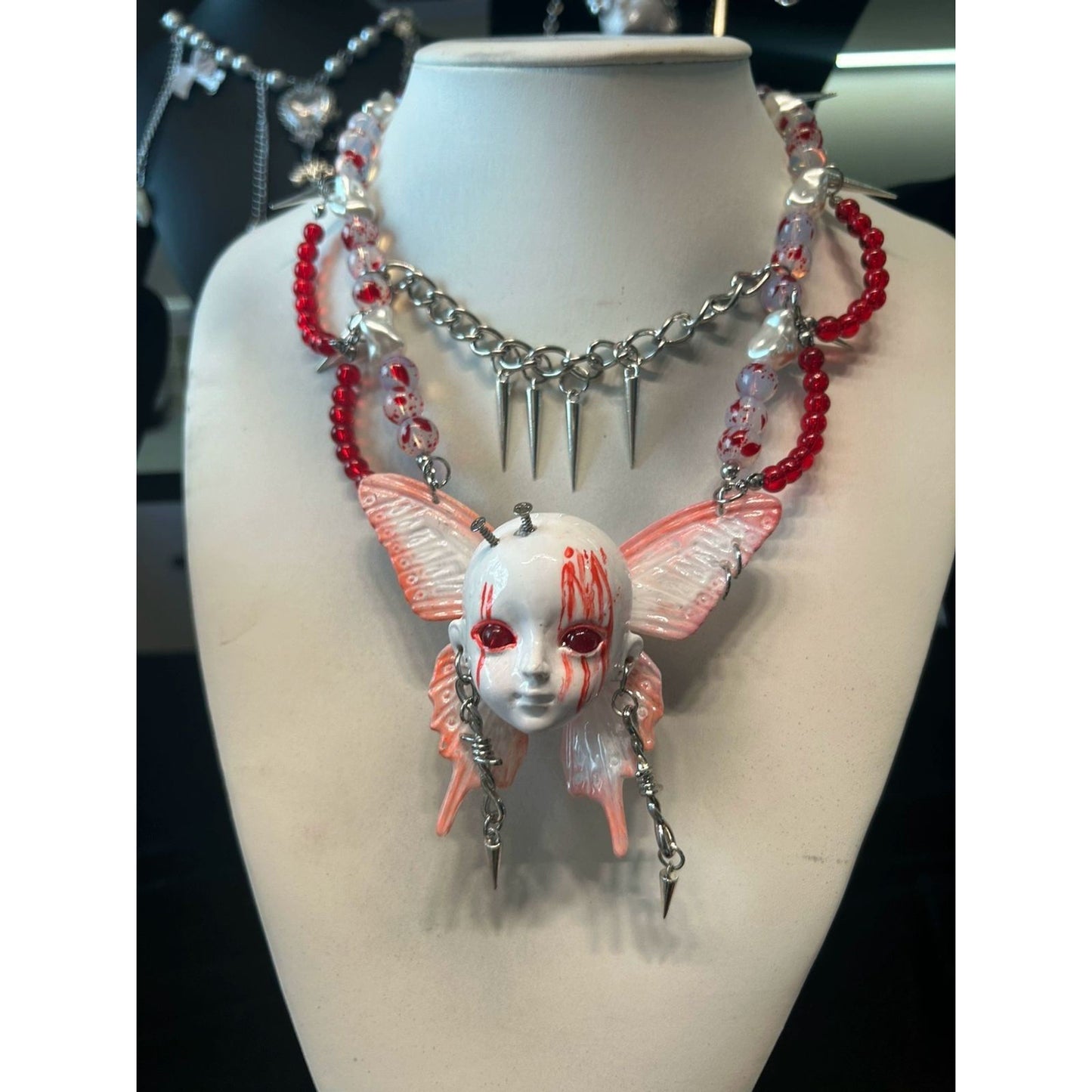 Blood Butterfly – Colier Gothic