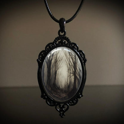 Colier Gothic Crow