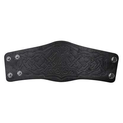 Leather Bracelet Embossed Wristband Medieval Renaissance COS Accessories