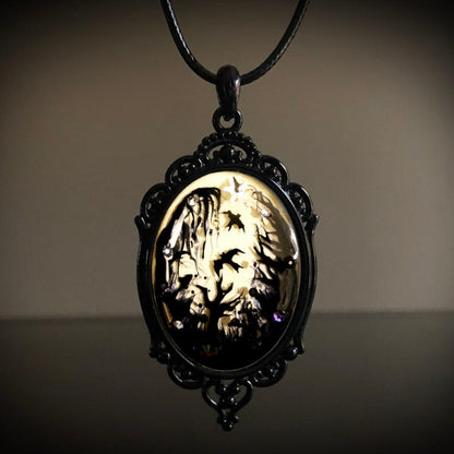 Colier Gothic Crow