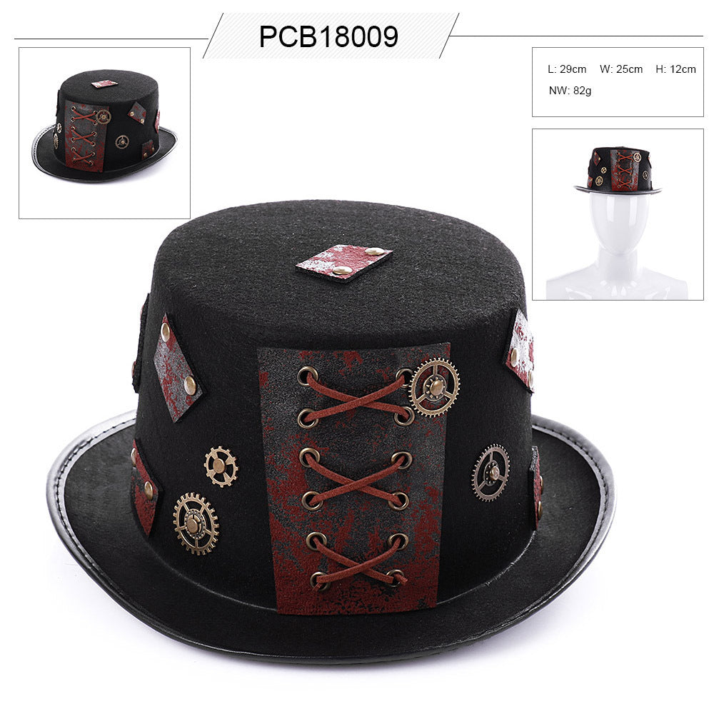 Cilindrul Metalic – Pălărie Steampunk